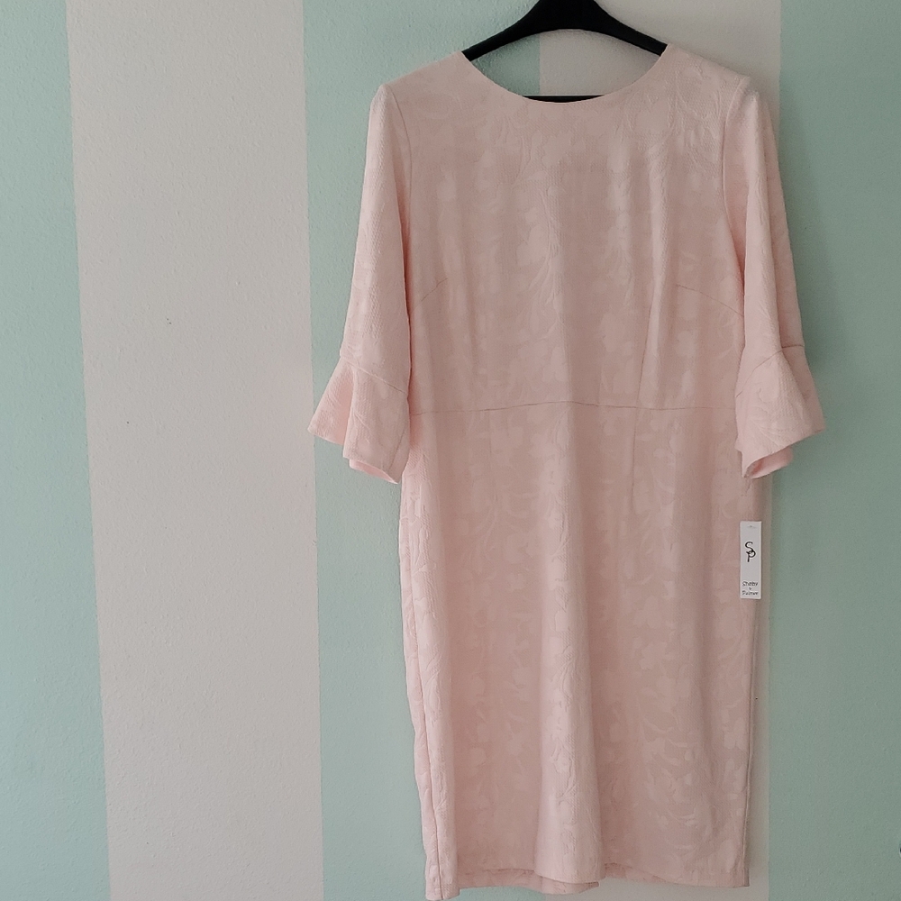 Shelby & Palmer Blush Pink Textured Dress